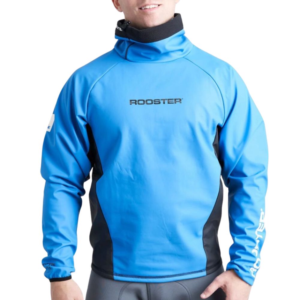 Rooster Classic Aquafleece Top - Signal Blue_Additional1