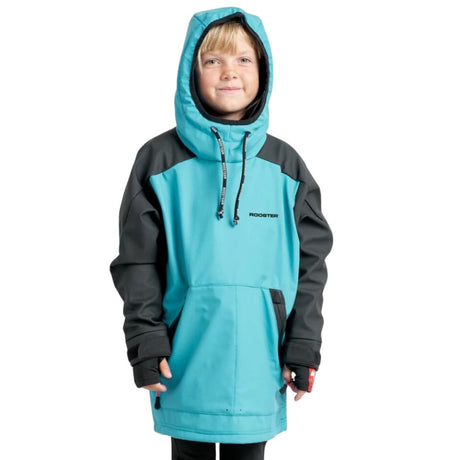 Rooster Aquafleece Hoodie - Teal (Junior)