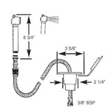 Scandvik Showers - Transom Recessed Original Design - White w/ 6' Hose_Additional1