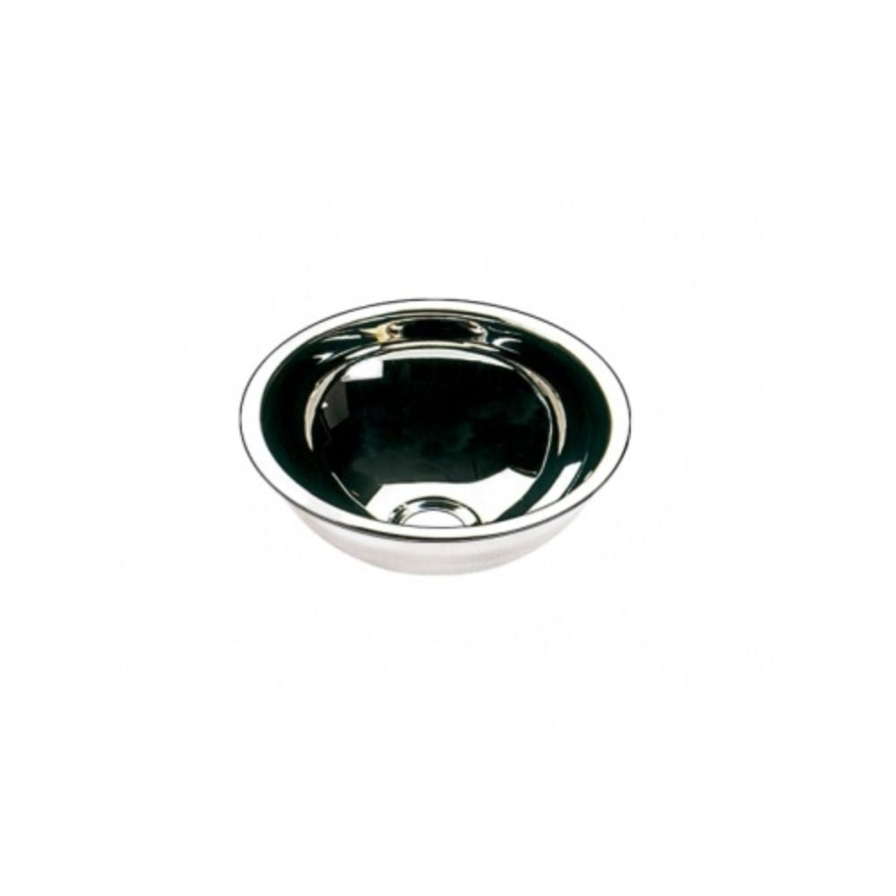 Scandvik Sinks - Basin Mirror Finish 18/10 SS (3/4" Flange Width) - Round