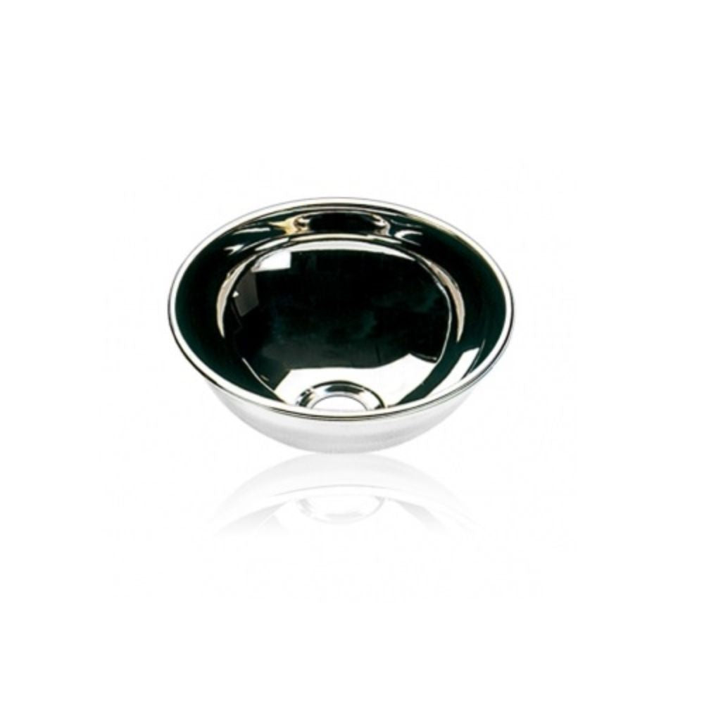 Scandvik Sinks - Basin Mirror Finish 18/10 SS (5/8" Flange Width) - Round