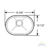 Scandvik Sinks - Basin Mirror Finish 18/10 SS (7/8" Flange Width) - Oval_Additional1