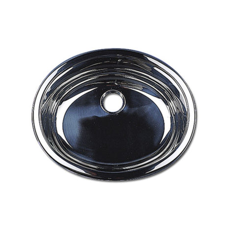 Scandvik Sinks - Basin Mirror Finish 18/10 SS (7/8" Flange Width) - Oval