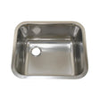 Scandvik Sinks - Rectangular Satin Finish 18/10 SS (3/4" Flange Width - Under Mount)