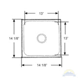 Scandvik Sinks - Rectangular Sink 18/10 SS (7" Depth)_Additional1