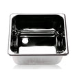 Scandvik Sinks - Rectangular Mirror Finish 18/10 SS (5/8" Flange Width Under Mount) - Drain Left