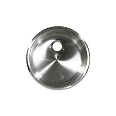 Scandvik Sinks - Cylindrical Brushed Finish 18/10 SS (9/16" Flange Width)