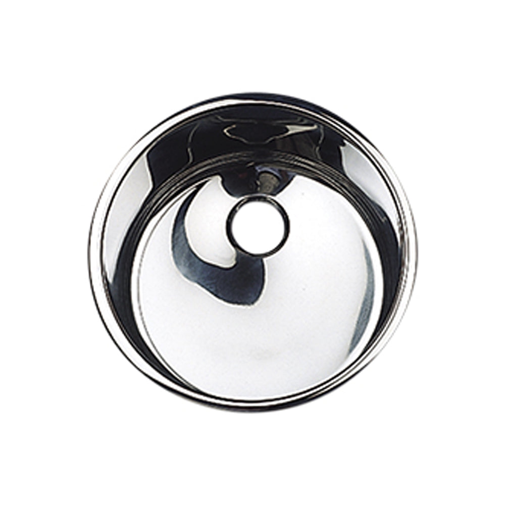 Scandvik Sinks - Cylindrical Mirror Finish 18/10 SS (5/8" Flange Width)