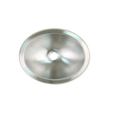 Scandvik Sinks - Basin Brushed 18/8 SS (1" Flange Width) - Oval