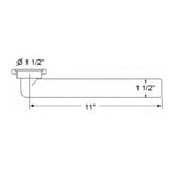 Scandvik Sinks - Drains & Fittings Elbow Pipe For 1-1/2" Connections_Additional1