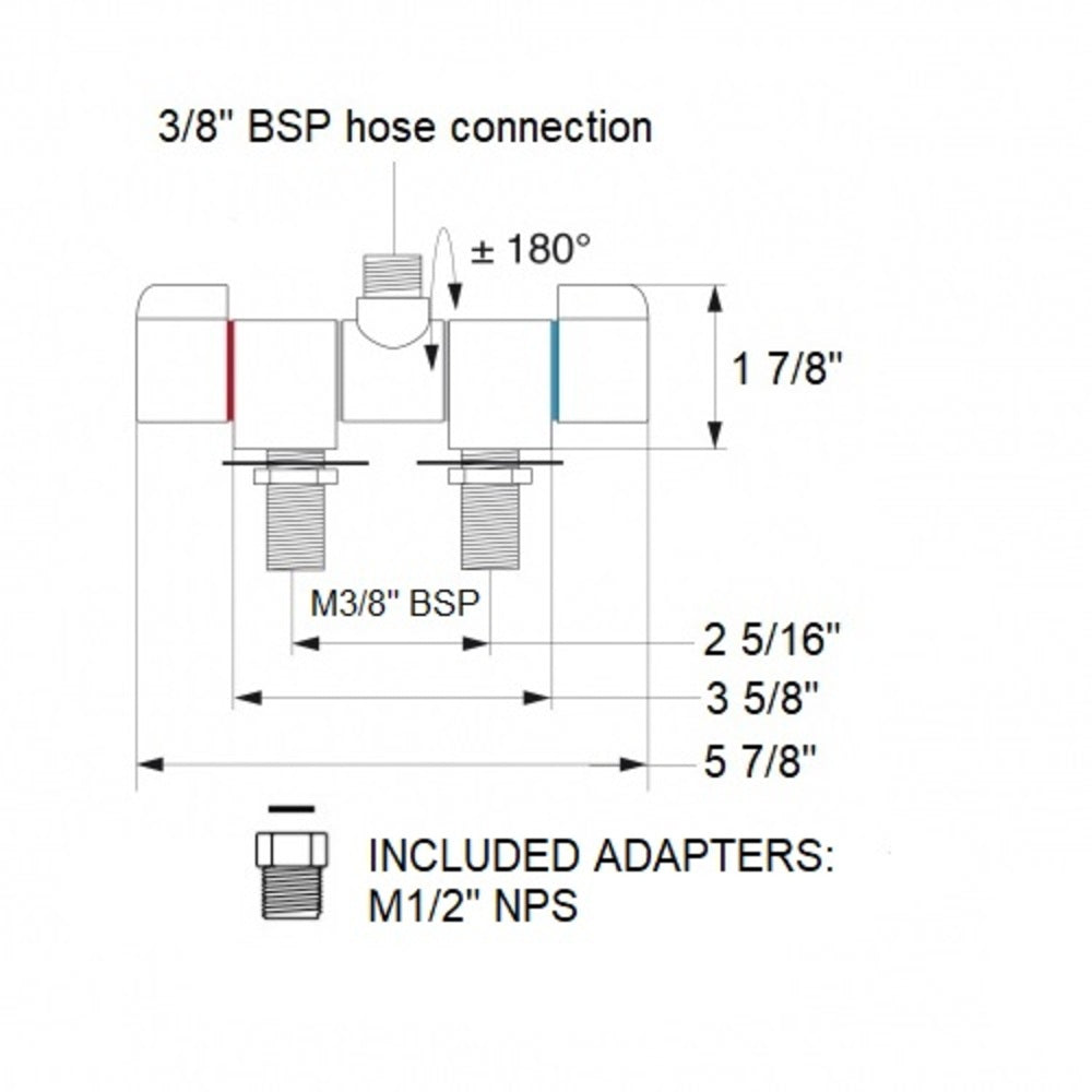 Scandvik Shower Valves - Low-Profile Mixing Bridge_Additional1