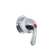 Scandvik Shower Valves - Compact Single Lever Shower Mixer - Chrome w/ 1/2" NPS-F Fittings