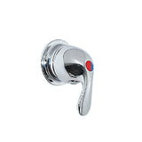 Scandvik Shower Valves - Compact Single Lever Shower Mixer - Chrome w/ 3 x 1/2" NPS-F Fittings