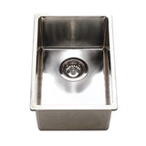 Scandvik Sinks - Rectangular Brilliant Satin Finish (3/4" Flange Width - Under Mount) - 7-7/8" Depth