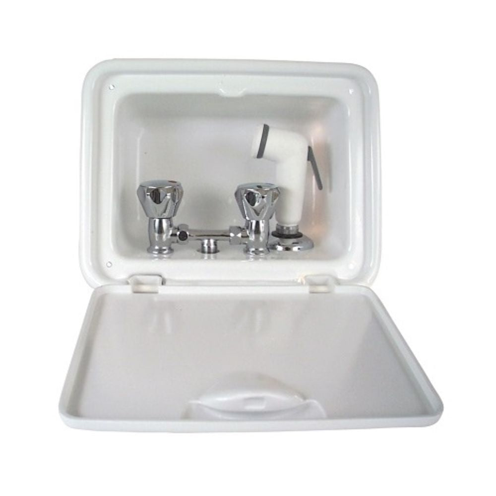 Scandvik Shower Boxes - Standard Sprayer w/ mixer - Chrome