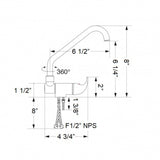 Scandvik Faucets - Folding Single Lever Mixer_Additional1