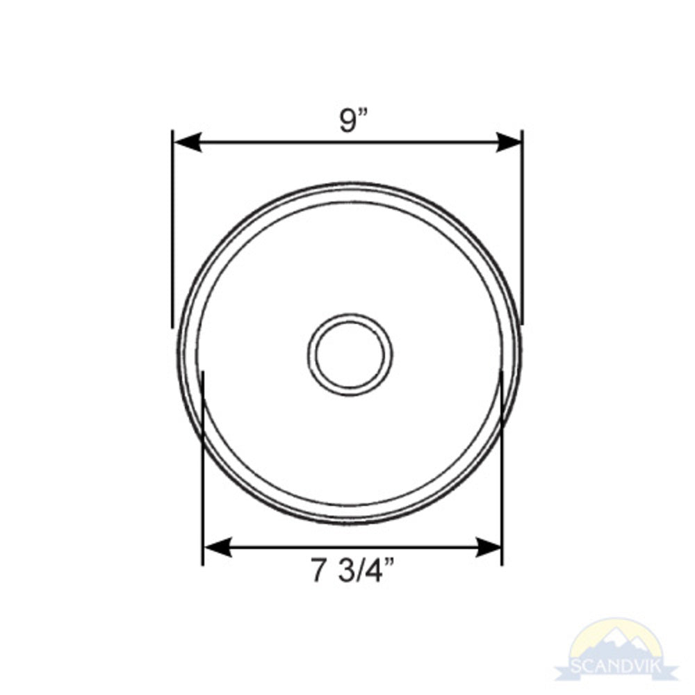 Scandvik Sinks - Basin Mirror Finish 18/10 SS (5/8" Flange Width B Profile) - Round_Additional1