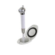 Scandvik Showers - Transom Composite Recessed Push Button Handle - White Handle w/ 10' White Hose