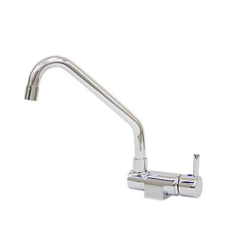 Scandvik Faucets - Folding Mini Compact Mixer w/ Double Bend Spout