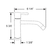 Scandvik Faucets - Basin Mixer Minimalistic Compact Single Lever - Chrome Finish_Additional1