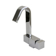 Scandvik Faucets - Folding Elka Geometric Mixer/Tap w/ Swivel Spout - 7-3/4" Spout - Chrome