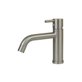 Scandvik Faucets - Basin Mixer Minimalistic Compact Single Lever - Brushed Finish