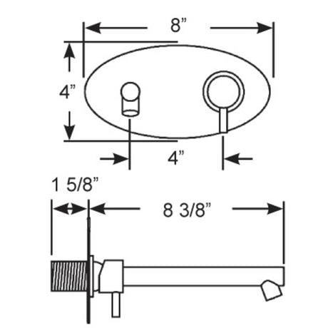 Scandvik Faucets - Basin Or Galley Elka Bulkhead & Spout w/o LED_Additional1