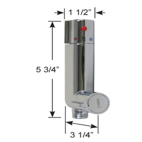 Scandvik Shower Valves - Mini Compact Thermostatic MIxer_Additional1