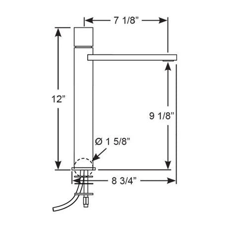 Scandvik Faucets - Basin Mixer Otto Series Tall Spout Single Lever (Chrome)_Additional1