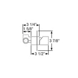 Scandvik Shower Valves - Otto Series Elka Bulkhead Single Lever (Chrome)_Additional1