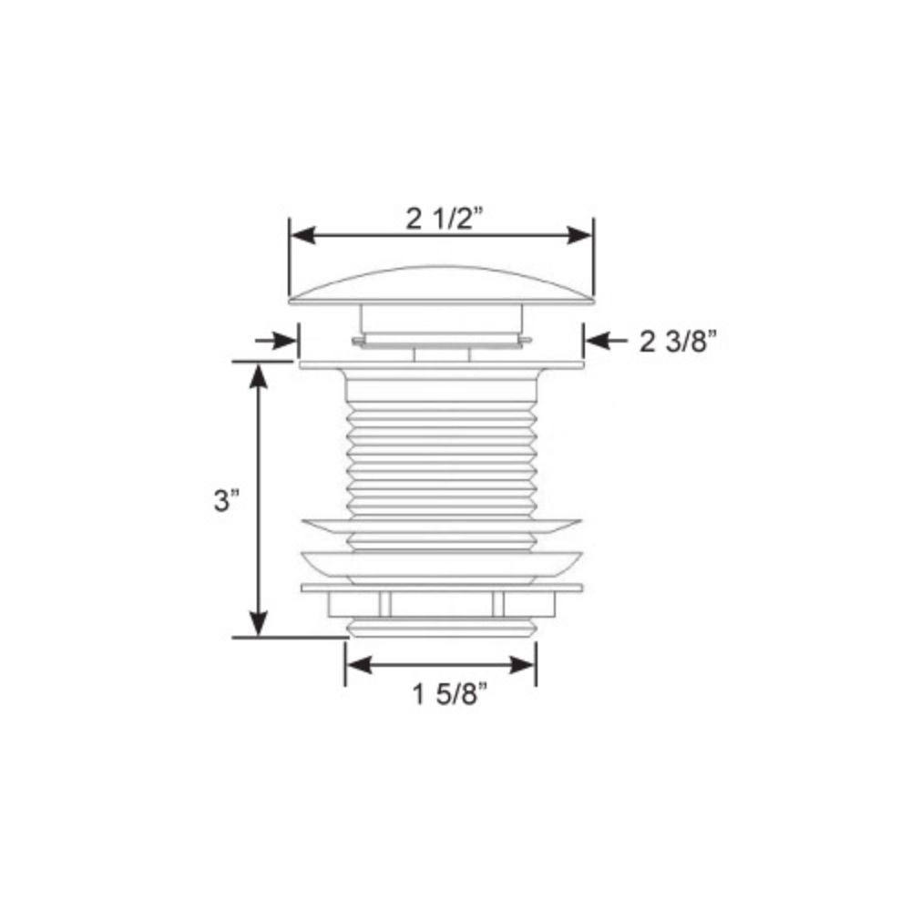 Scandvik Sinks - Drains & Fittings Drain For Ceramic Sinks_Additional1