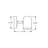 Scandvik Reading Lights - Surface Mount - W White - Brass / Polished Finish (2 1/2") - LED_Additional1