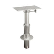 Scandvik Pedestals - Single Stage Rectangular Top (Adjustable Through Deck) 12V