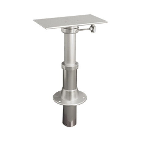 Scandvik Table Pedestal Single Stage Rectangular Top (Adjustable Through Deck) 12V