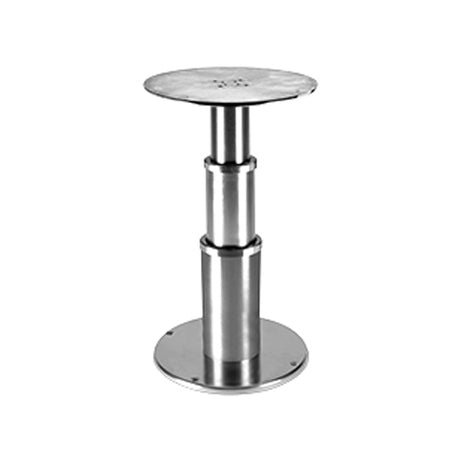 Scandvik Pedestals - Two Stage Round Top Heavy-Duty Encoded Synchronized Pair (Deck Mount) 12V