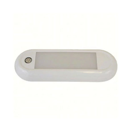 Scandvik Rail Lights - Oval Surface Mount - C White - Plastic / White Finish (7 1/3") - LED