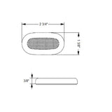 Scandvik Courtesy Lights - O-5 Surface Mount - Blue - ABS / White Finish (2 7/8") - LED_Additional1