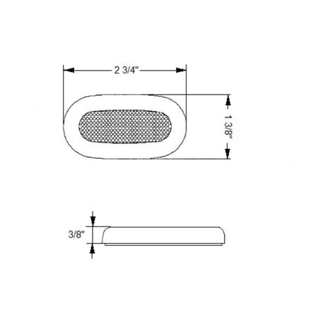 Scandvik Courtesy Lights - O-5 Surface Mount - Blue - ABS / White Finish (2 7/8") - LED_Additional1