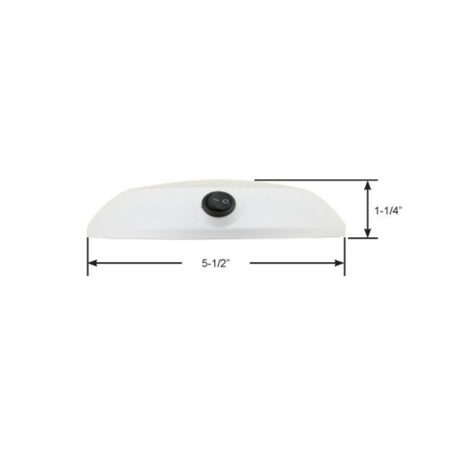 Scandvik Dome Lights - Surface Mount - W White - Plastic / White Finish (5 1/2") - LED_Additional1