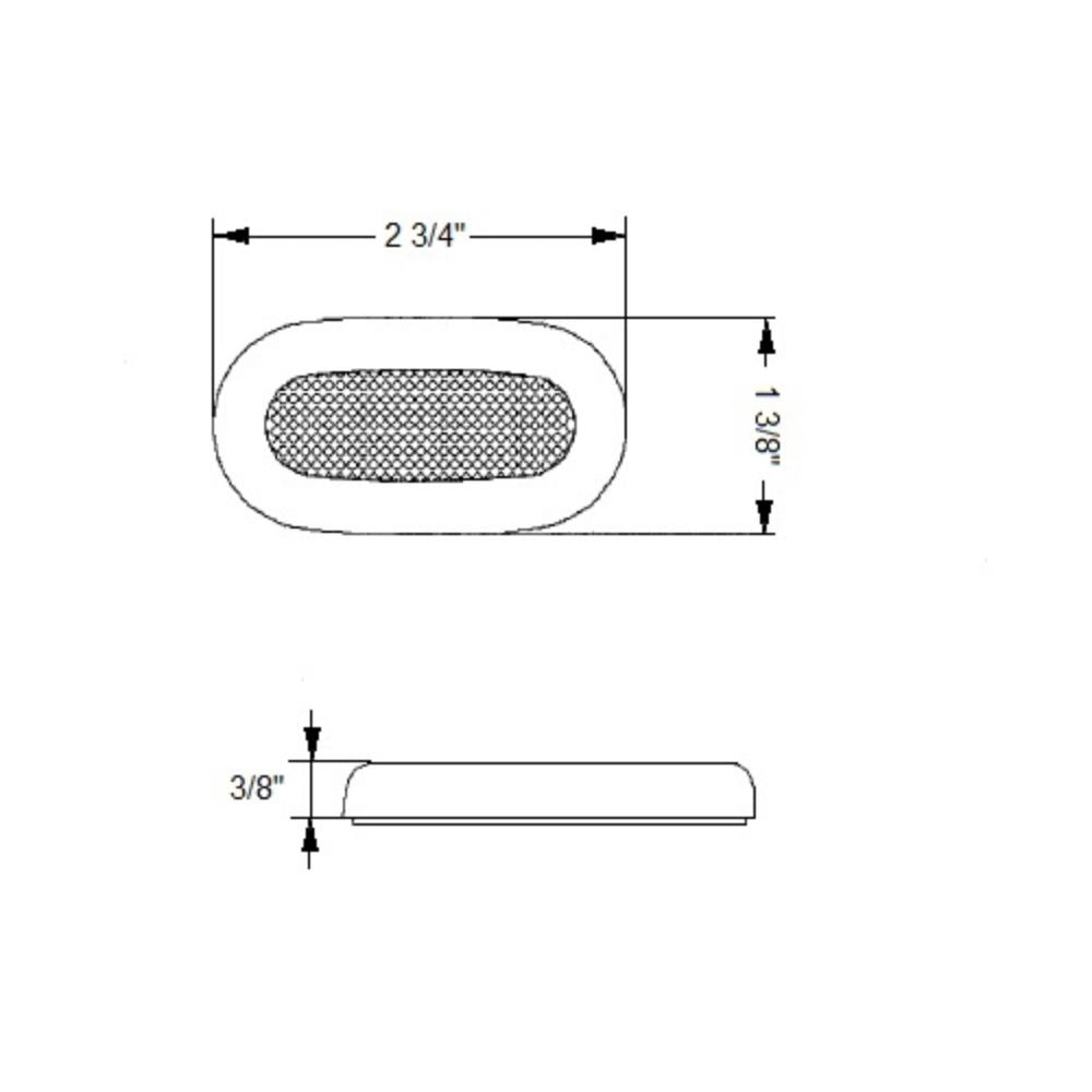 Scandvik Courtesy Lights - O-5 Surface Mount - White - ABS / White Finish (2 7/8") - LED_Additional1