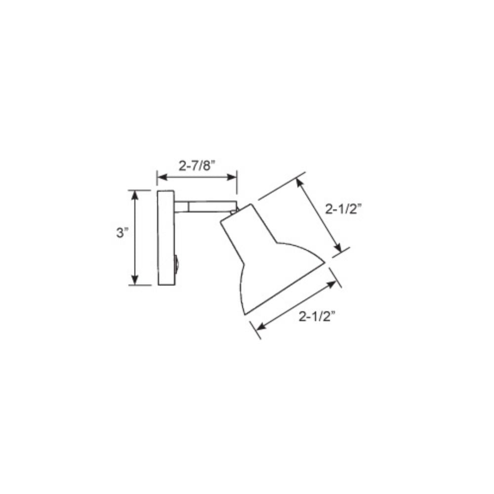 Scandvik Reading Lights - Surface Mount - W White - Chrome / Polished Finish (3") - LED_Additional1