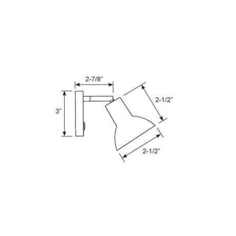 Scandvik Reading Lights - Surface Mount - W White - Chrome / Polished Finish (3") - LED_Additional1