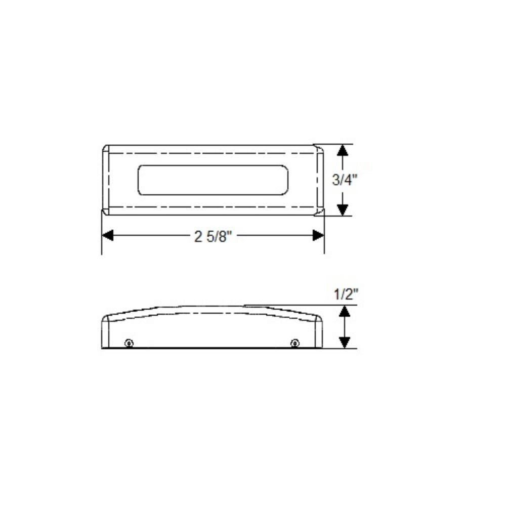 Scandvik Courtesy Lights - R-5 Surface Mount - Daylight Side - SS / Polished Finish (2 5/8") - LED_Additional1