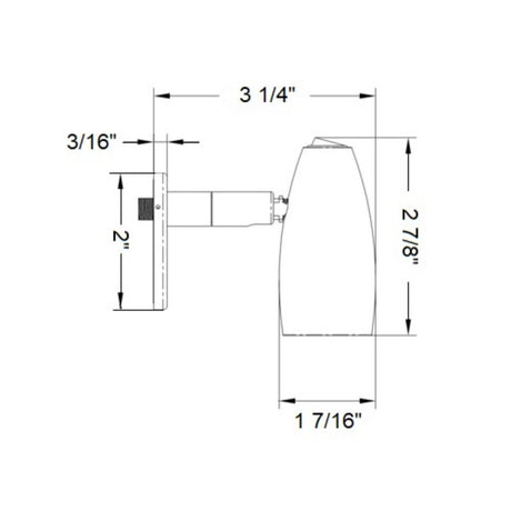 Scandvik Reading Lights - Micro Surface Mount - W White - SS / Polished Finish (2") - LED_Additional1