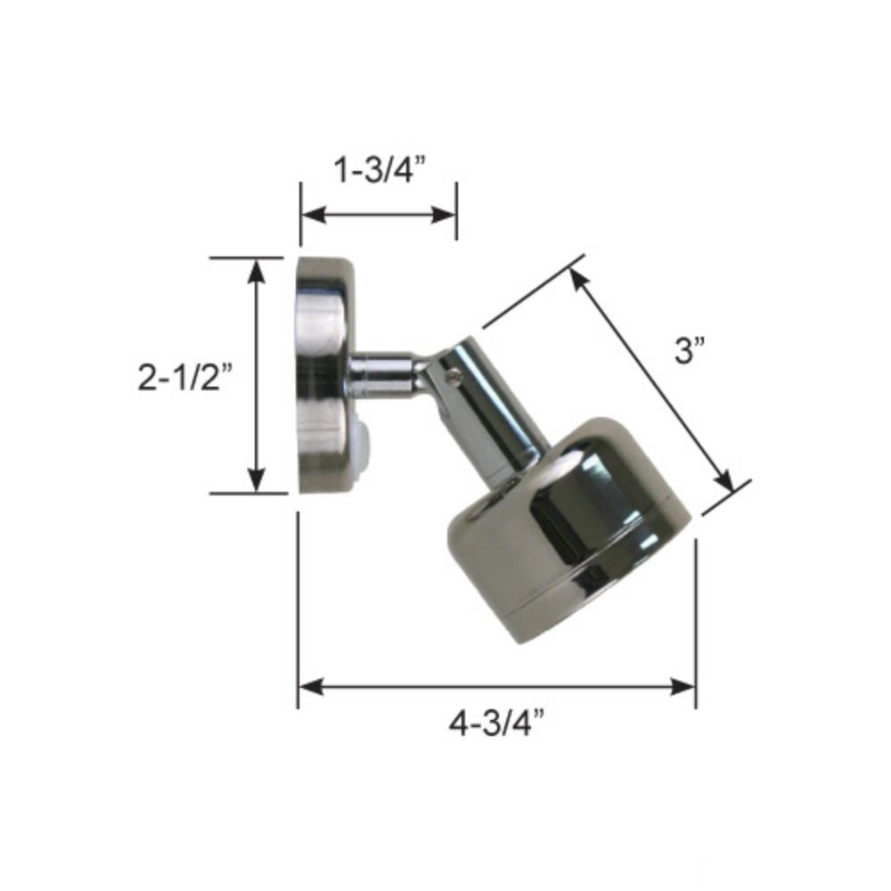 Scandvik Reading Lights - Allure Surface Mount - W White - SS / Polished Finish (2 1/2") - LED_Additional1