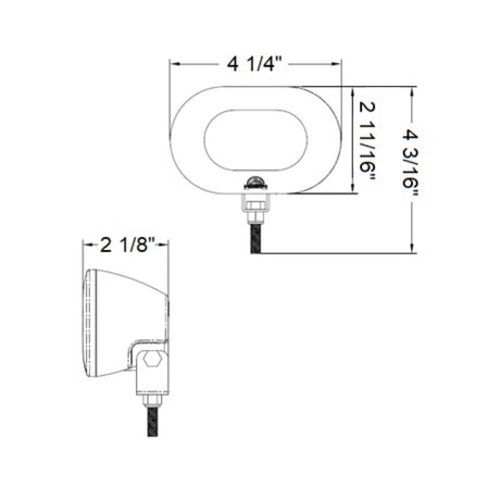 Scandvik Spreader Lights - Bracket Mount - Daylight - Polycarbonate / White Finish (4 1/4") - LED_Additional1