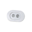 Scandvik Spreader Lights - Flush Mount - Daylight - Polycarbonate / White Finish (4") - LED