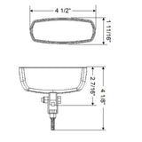 Scandvik Spreader Lights - Bracket Mount - Daylight - Polycarbonate / Black Finish (4 1/2") - LED_Additional1