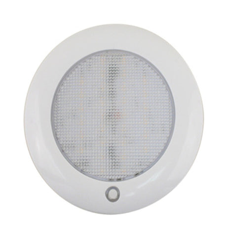 Scandvik Dome Lights  - Surface Mount 5 in O.D. - Plastic - Warm white/Red - LED - with Switch