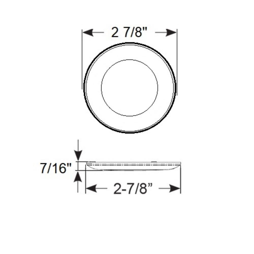 Scandvik Down Lights - S3 Surface Mount - C White / Blue - SS / Polished Finish (2 3/4") - LED_Additional1